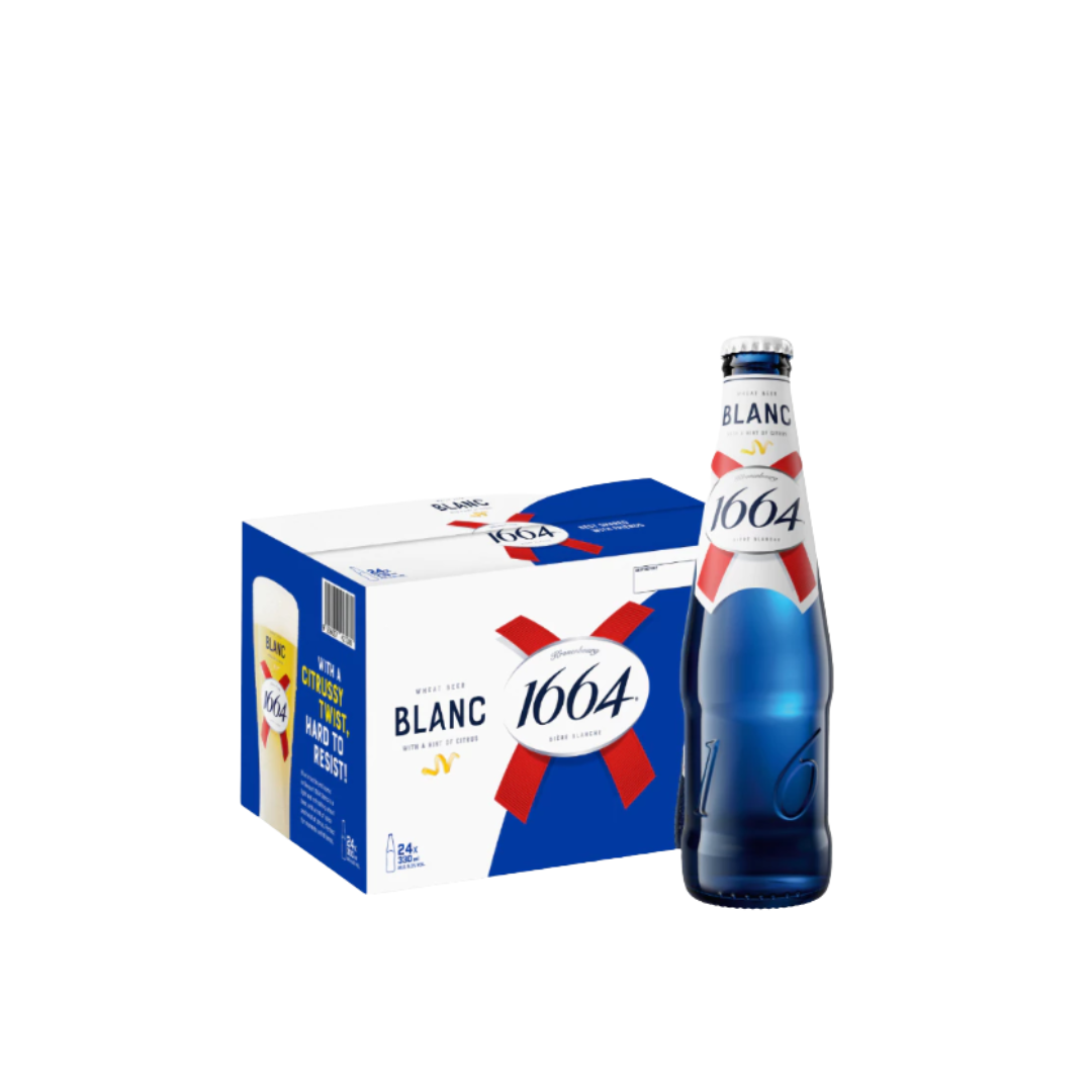 24 x Kronenbourg Blanc 1664 Pint Case 330ml