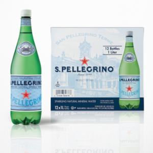 12 x San Pellegrino Sparkling Mineral Water PET Bottle Pack 1L